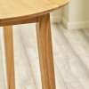 Coast Natural Oak Finish Round Dining Table (H74.5 x W90 x D90cm) (H74.5 x W90 x D90cm)
