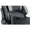 Comet Black and Grey Faux Leather Gaming Chair (D68 x W69 x H121-131)