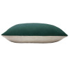 Furn Contra Velvet Polyester Filled Rectangle Cushion 40 x 60cm - Teal