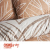 Cosmo Living Sunset Leaf Duvet Set - Single