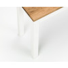 Coxmoor White and Oak Bench (D32 x W101 x H45cm)