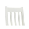 Set of 2 Coxmoor White Dining Chairs (D40 x W43 x H90cm)