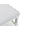 Set of 2 Coxmoor White Dining Chairs (D40 x W43 x H90cm)