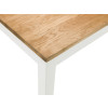 Coxmoor White and Oak Rectangular Dining Table (D75 x W118 x H75cm)