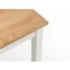 Coxmoor White and Oak Square Dining Table (D75 x W75 x H75cm)