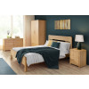 Curve Oak Bed - King (D212 x W161 x H105cm)