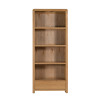 Curve Oak Tall Bookcase (D30 x W80 x H190cm)