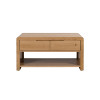 Curve Oak Coffee Table (D60 x W100 x H50cm)