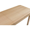 Curve Oak Rectangular Dining Table (D90 x W150-200 x H76cm)