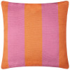 Furn Deck Stripe Woven Outdoor Cushion 60 x 60cm - Orange/Pink