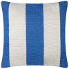 Furn Deck Stripe Woven Outdoor Cushion 60 x 60cm - White/Blue