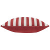 Furn Deck Stripe Woven Outdoor Cushion 60 x 60cm - White/Red