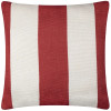 Furn Deck Stripe Woven Outdoor Cushion 60 x 60cm - White/Red