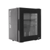 Corby of Windsor Eton E Freestanding 10 Litre Mini Bar (H44 x W36 x D28cm) - Glass Fronted with Black Interior