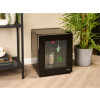 Corby of Windsor Eton Freestanding 20 Litre Mini Bar (H44 x W36 x D38.5cm) - Glass Fronted with Black Interior
