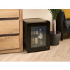 Corby of Windsor Eton Freestanding 35 Litre Mini Bar (H48.5 x W38.5 x D45cm) - Glass Fronted with Black Interior