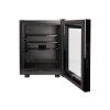 Corby of Windsor Eton Freestanding 35 Litre Mini Bar (H48.5 x W38.5 x D45cm) - Glass Fronted with Black Interior