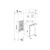 Hotpoint Integrated Undercounter Larder Freezer with Low Frost 91 Litre (H81.9 x W59.7 x D54.5cm) - White