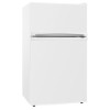 SIA Freestanding White Under Counter Twin Door Fridge Freezer (84.5 x 47.9 x 49.5cm)