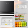 Fridgemaster Freestanding 80|20 Top Mounted Fridge Freezer (H117 x W47.5 x D48.7cm) - Black