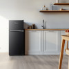 Fridgemaster Freestanding 80|20 Top Mounted Fridge Freezer (H117 x W47.5 x D48.7cm) - Black