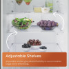 Hotpoint Integrated 50|50 Fridge Freezer with No Frost (H177.5 x W54 x D54.5cm) - Zinc Metal