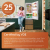 Hotpoint Integrated 50|50 Fridge Freezer with No Frost (H177.5 x W54 x D54.5cm) - Zinc Metal