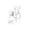 Hotpoint Integrated Undercounter Larder Fridge with Low Frost 144 Litres (H81.9 x W59.7 x D54.5cm) - Steel