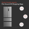 Cookology Freestanding 60|40 2 Door + 2 Drawer American Style Fridge Freezer (H178 x W70.3 x D68.6cm) - Stainless Steel