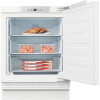 Fridgemaster Integrated Undercounter Larder Freezer with Fixed Door Hinge Kit (H81.8 x W59.5 x D54.5cm) - White