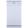 SIA Freestanding White Slimline Dishwasher (84.5 x 44.8 x 62cm)