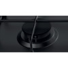 Hotpoint Integrated Gas 4 Burner Hob with Front Controls (H5.6 x W58 x D51cm) - Black Metal Finish