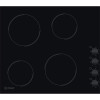 Indesit Integrated Electric 4 Burner Hob with Side Controls (H5 x W58 x D51cm) - Black Ceramic