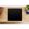 Indesit Integrated Electric 4 Burner Hob with Side Controls (H5 x W58 x D51cm) - Black Ceramic