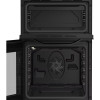 Hotpoint Freestanding Electric Twin Cooker with Ceramic Hob (H90 x W50 x D60cm) - Black