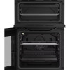 Hotpoint Freestanding Electric Twin Cooker with Ceramic Hob (H90 x W50 x D60cm) - Black
