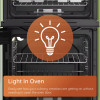 Hotpoint Freestanding Electric Twin Cooker with Ceramic Hob (H90 x W50 x D60cm) - Black