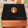 Hotpoint Freestanding Electric Twin Cooker with Ceramic Hob (H90 x W50 x D60cm) - Black