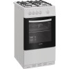Indesit Freestanding Gas Single Cooker with Gas Plate Hob (H90 x W50 x D60cm) - White