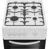 Indesit Freestanding Gas Single Cooker with Gas Plate Hob (H90 x W50 x D60cm) - White