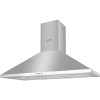 Indesit Freestanding Cooker Hood with Chimney Extractor Fan (H111 x W90 x D40cm) - Stainless Steel