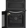 Indesit Freestanding Electric Twin Cooker with Solid Plate Hob (H90 x W50 x D60cm) - White