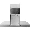 Hotpoint Freestanding Cooker Hood with Chimney Extractor Fan (H114 x W59.8 x D45.5cm) - Black