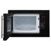 SIA Integrated Black Microwave Oven (38.4 x 59.5 x 36.6cm)