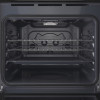 Indesit Integrated Single Electric Fan Oven with 3 Dial Timer (H59.5 x W59.5 x D55.1cm) - Black