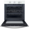Indesit Integrated Single Electric Fan Oven with 3 Dial Timer (H59.5 x W59.5 x D55.1cm) - White