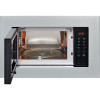 Indesit Integrated Mircowave Oven with Quartz Grill 1000w | 20 Litre (H39 x W59.4 x D34.9cm) - Stainless Steel