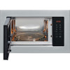 Indesit Integrated Mircowave Oven with Quartz Grill 1000w | 25 Litre (H39 x W59.4 x D37.9cm) - Stainless Steel