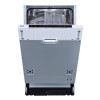 SIA Integrated White Slimline Dishwasher (81.5 x 44.8 x 55cm)
