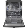 Indesit Freestanding Full Size Dishwasher with Push & Go (H85 x W60 x D59cm) - Black